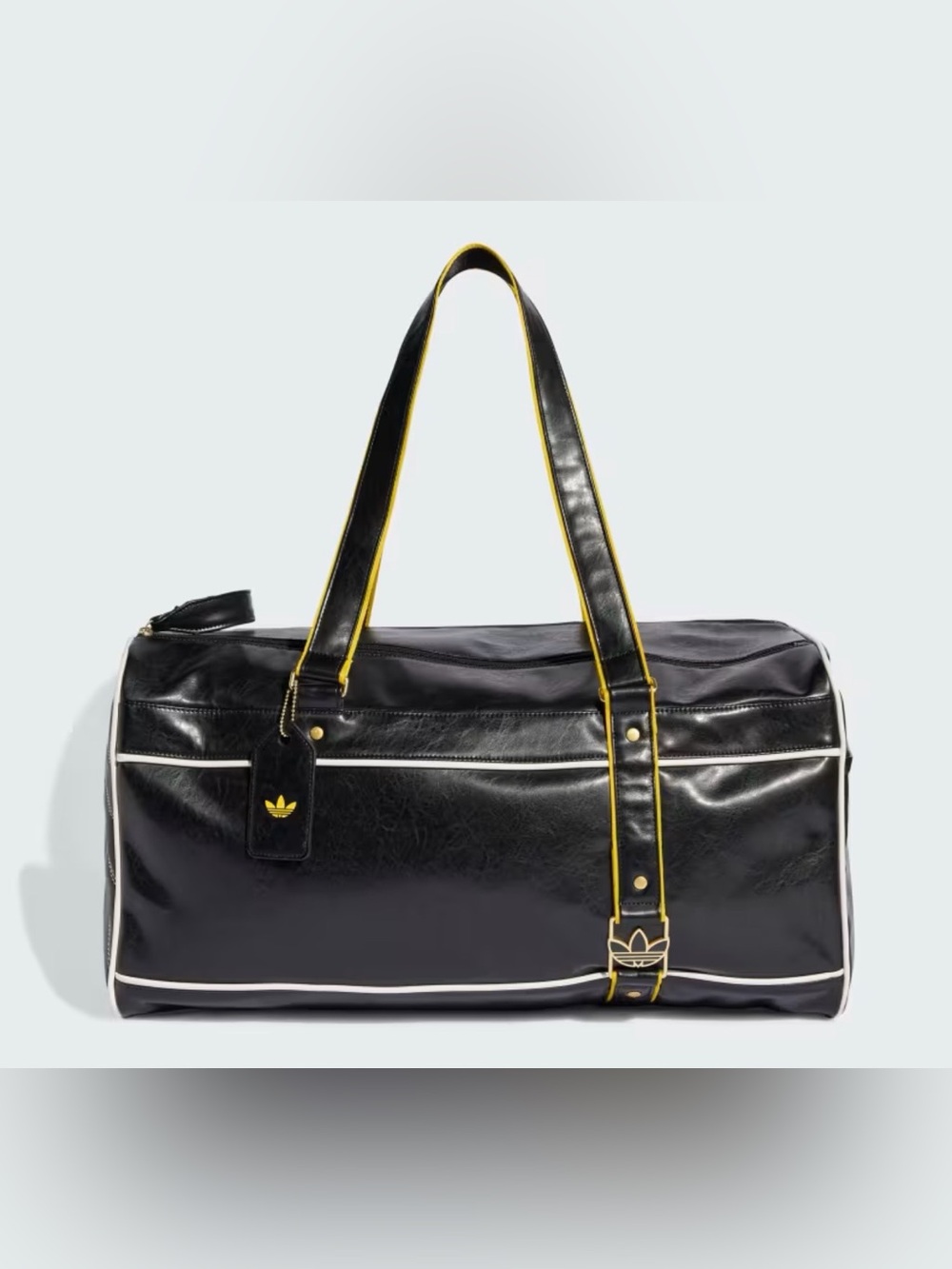 adidas Black and Yellow Travel Duffel Bag